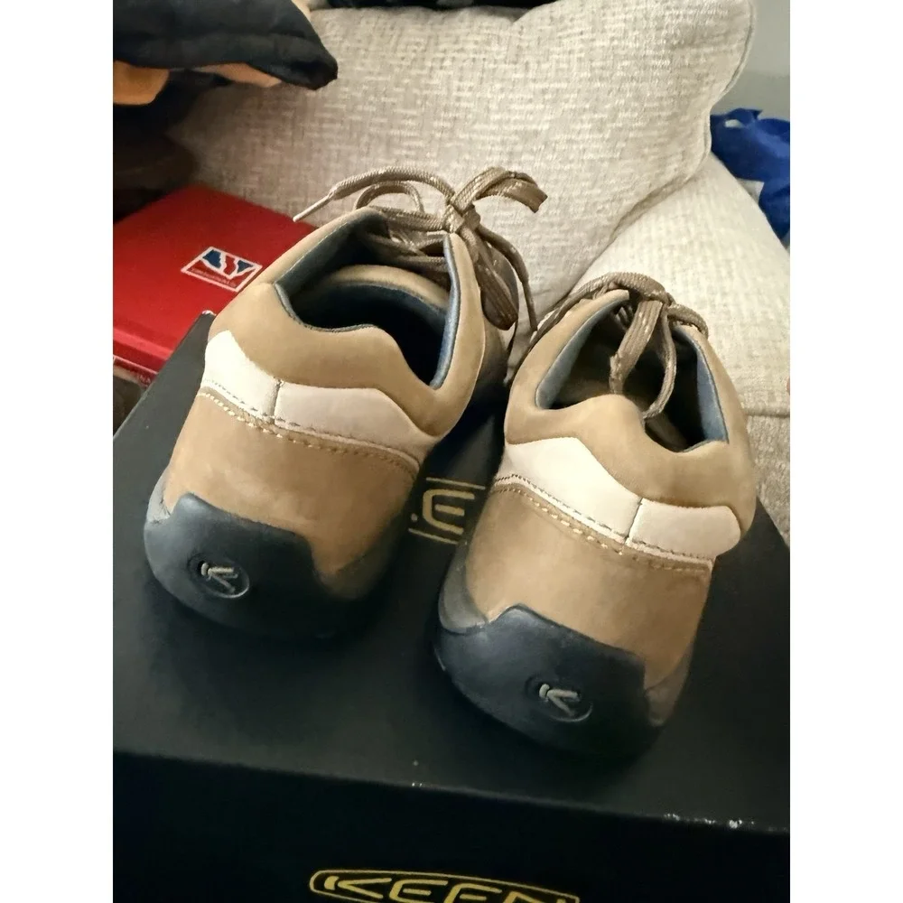 Keen Women's‎ Brown Tan Leather Casual Lace Up Shoes Vulcanized Footwear 8